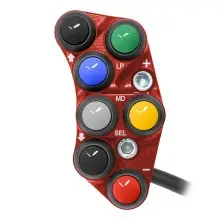 Jetprime Commodo de guidon Racing gauche pour