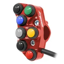 Jetprime Commodo de guidon Racing gauche pour 2