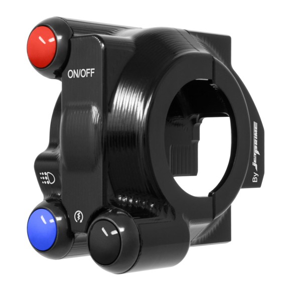 Throttle control cover with integrated handlebar switch for Ducati Monster 821