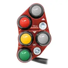 Jetprime Pulsantiera sinistra Racing per Ducati