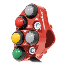 Commodo de guidon Racing gauche pour Ducati Panigale 959 (Rouge) 2