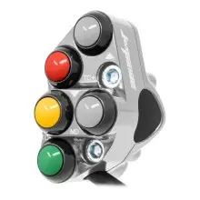 Commodo de guidon Racing gauche pour Ducati Panigale 1199 (Titane) 2