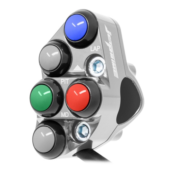 Left Racing Handlebar Switch for Kawasaki Ninja ZX-10R (Titanium)