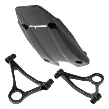 Kit cache suppression support de plaque + Supports d’échappement Akrapovič pour Ducati Panigale V4