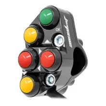 Jetprime Commodo de guidon Racing gauche pour 2