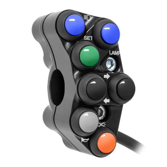 Jetprime Commodo de guidon Routier gauche pour