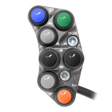 Commodo de guidon Routier gauche pour Kawasaki Ninja ZX-10R (Titane)