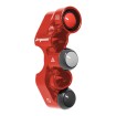 Commodo de guidon Routier droit pour Yamaha YZF-R7 (Trous universels) (Rouge)