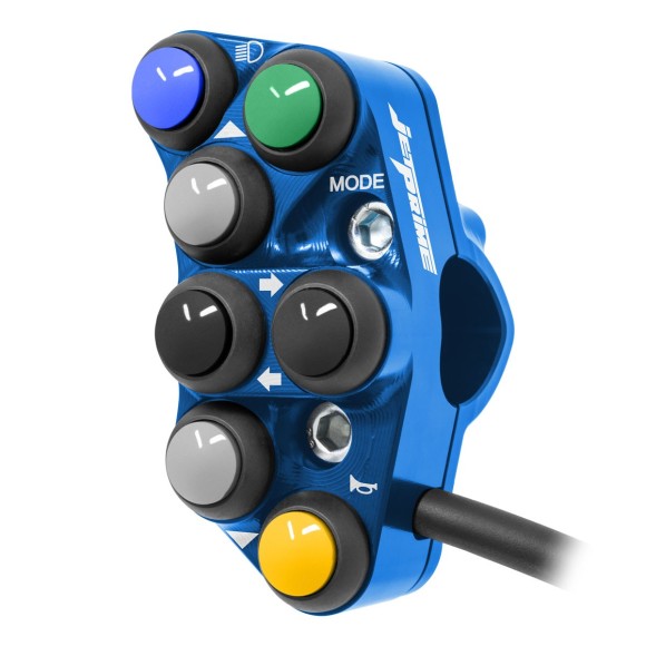 Commodo de guidon Routier gauche pour Honda CBR 1000 RR (Bleu)