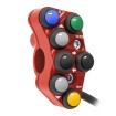 Pulsantiera sinistra Stradale per Honda CBR 1000 RR (Rosso)