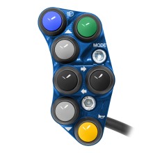 Pulsantiera sinistra Stradale per Suzuki GSX-R1000 (Blu)