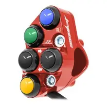 Pulsantiera sinistra Stradale per Kawasaki Ninja ZX-6R (Rosso) 2