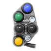 Commodo de guidon Routier gauche pour Kawasaki Ninja ZX-6R (Titane)