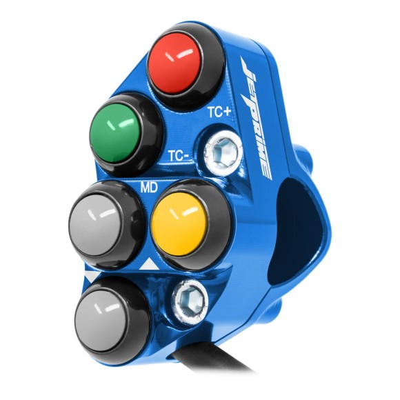 Left Racing Handlebar Switch for Aprilia Tuono V4 (Blue)