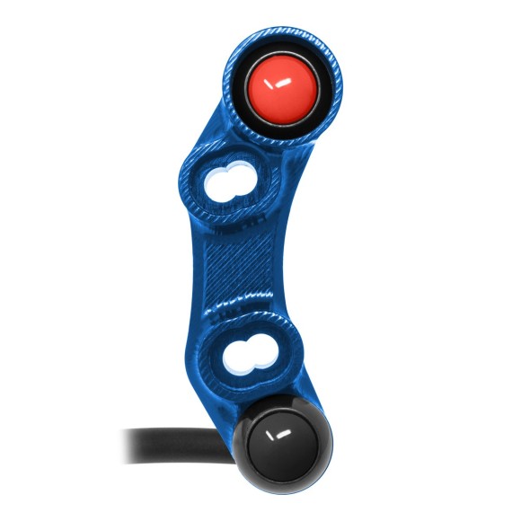 Rechter Straßen-Lenkerschalter für Honda CBR 1000 RR (Universelle Löcher) (Blau)