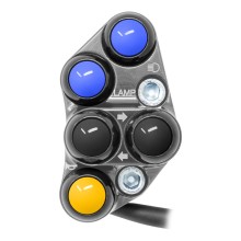 Pulsantiera sinistra Stradale per Yamaha YZF-R3 (Titanio)