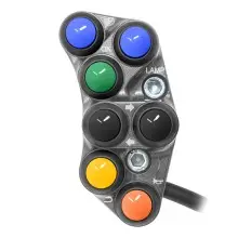 Left Street Handlebar Switch for Yamaha Tracer 9 (Titanium)