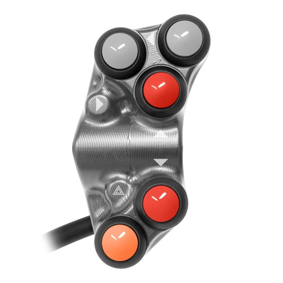 Left Street Handlebar Switch for Yamaha XSR 900 (Titanium)