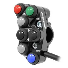 Jetprime Commodo de guidon Racing gauche pour 2