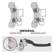 Pulsantiera destra Racing con leva Neutral per Ducati Panigale V4 R (Fori universali) 2