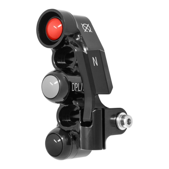 Right Racing Handlebar Switch with Neutral Lever for Ducati Panigale V4 R (Universal holes)