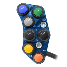 Jetprime Commodo de guidon Routier gauche pour