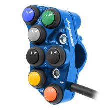 Jetprime Commodo de guidon Routier gauche pour 2