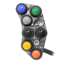 Jetprime Commodo de guidon Routier gauche pour