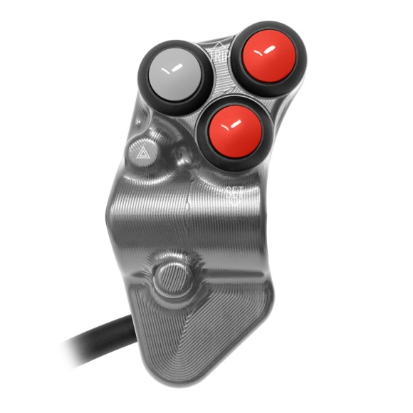 Left Street Handlebar Switch for BMW S 1000 RR (Titanium)