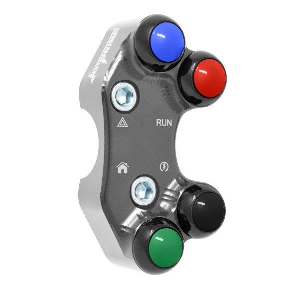 Right Street Handlebar Switch for Triumph Scrambler 1200 XE (Misaligned holes) (Titanium)