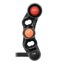Commodo de guidon Routier droit pour Triumph Tiger Sport 800 (Trous universels)