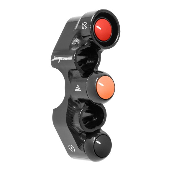 Commodo de guidon Routier droit pour Triumph Tiger Sport 800 (Trous universels)