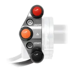 Commodo de guidon supplémentaire pour poignée de gaz rapide pour Triumph Tiger Sport 800 (Titane)