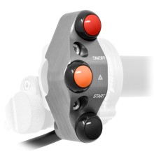 Pulsantiera aggiuntiva per comando gas rapido per Triumph Speed Twin 900 (Titanio) 2