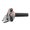 Pulsantiera aggiuntiva per comando gas rapido per Triumph Speed Twin 900 (Titanio)