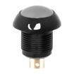 Bouton-poussoir NC pour commodo de guidon Jetprime (Finition brillante) (Gris)