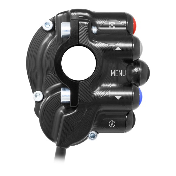 Cache de commande d'accélérateur avec commodo de guidon intégré pour Yamaha YZF-R1