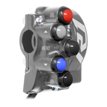 Cache de commande d'accélérateur avec commodo de guidon intégré pour Yamaha YZF-R1 (Titane) 2