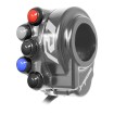 Cover comando gas con pulsantiera integrata per Yamaha YZF-R1 (Titanio)
