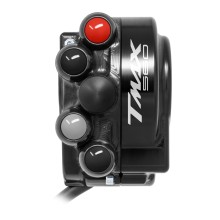 Cache de commande d'accélérateur avec commodo de guidon intégré pour Yamaha T-MAX 560