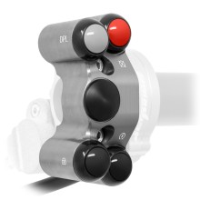 Pulsantiera aggiuntiva per comando gas rapido per Ducati Diavel V4 (Titanio) 2