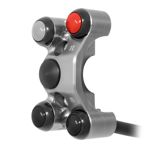 Additional handlebar switch for quick throttle for Ducati Diavel V4 (Titanium)