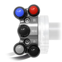 Commodo de guidon supplémentaire pour poignée de gaz rapide pour Yamaha YZF-R1 (Titane)