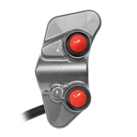 Pulsantiera sinistra Stradale per Aprilia Tuono 660 (Titanio)