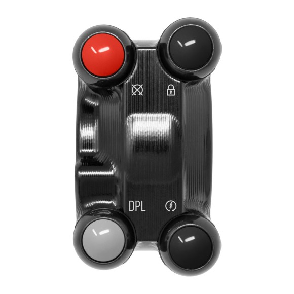 Cover comando gas con pulsantiera integrata per Ducati Diavel V4