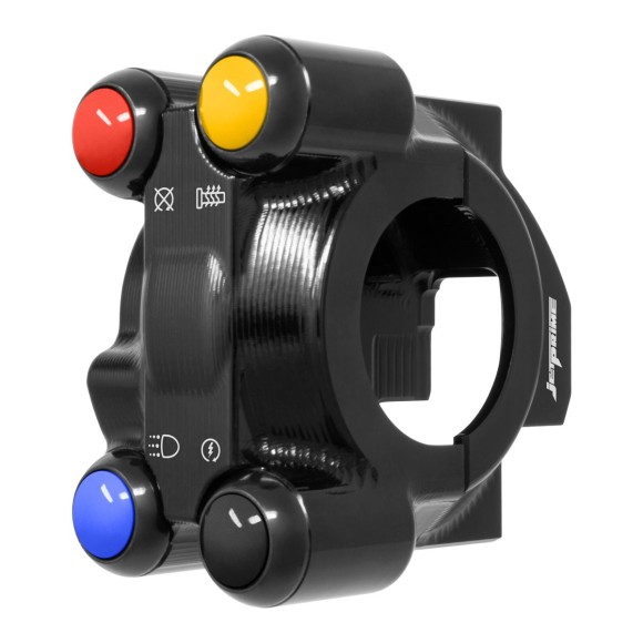 Throttle control cover with integrated handlebar switch for Ducati Streetfighter V2