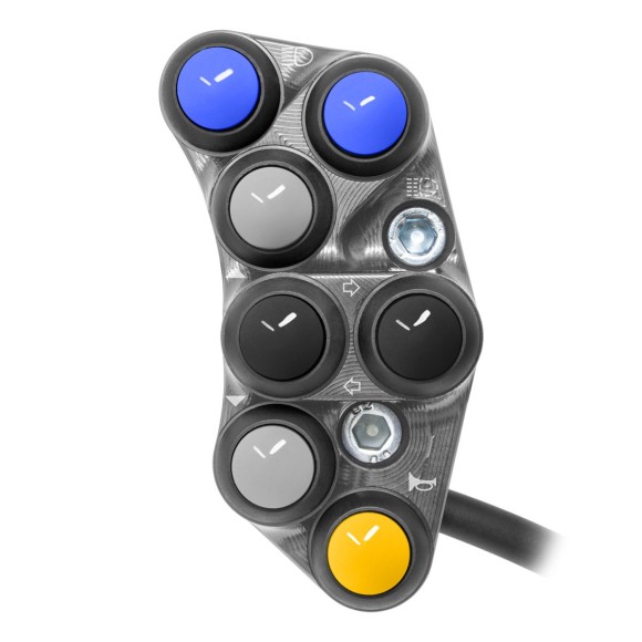 Left Street Handlebar Switch for Yamaha MT-10 (Titanium)