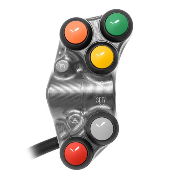 Pulsantiera sinistra Stradale per Yamaha MT-10 (Titanio)