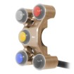 Pulsantiera aggiuntiva Enduro per comando gas rapido per Aprilia Tuareg 660 (Bronzo)
