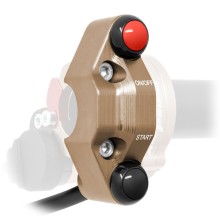 Commodo de guidon supplémentaire SuperSport pour poignée de gaz rapide pour Ducati Panigale V2 (SOLO ENGINEERING) (Ti 2
